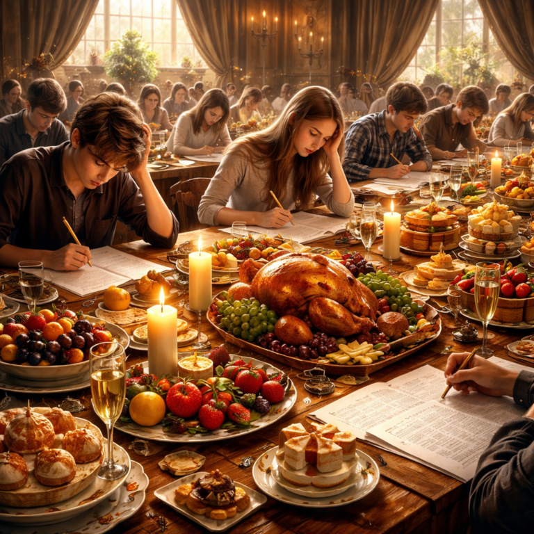 Праздничный стол как экзамен духа